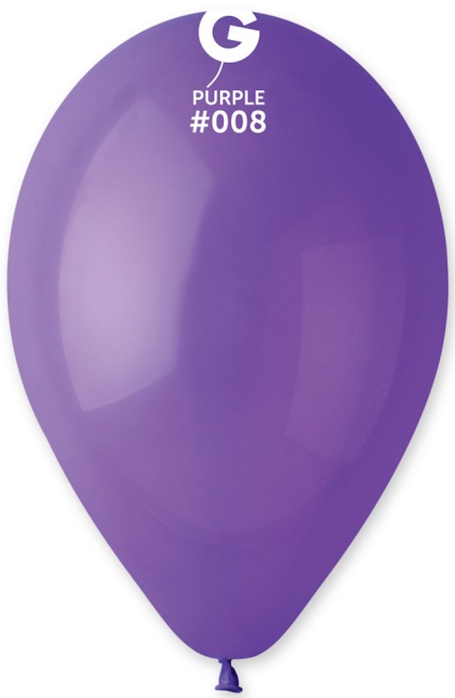 Gemar 008 Standard Purple 33cm 13 Inch G120 Latex Luftballons