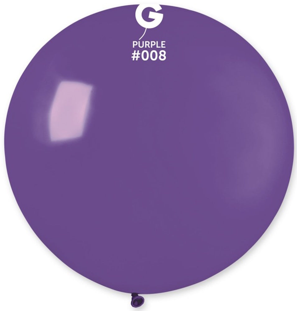 Gemar 008 Standard Purple 80cm 31 Inch Latex Luftballons