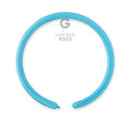 Gemar 009 Standard Light Blue 160G Modellierballons D2 Blau