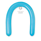 Gemar 009 Standard Light Blue 350G Modellierballons D6 Blau