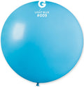 Gemar 009 Standard Light Blue 80cm 31 Inch Latex Luftballons