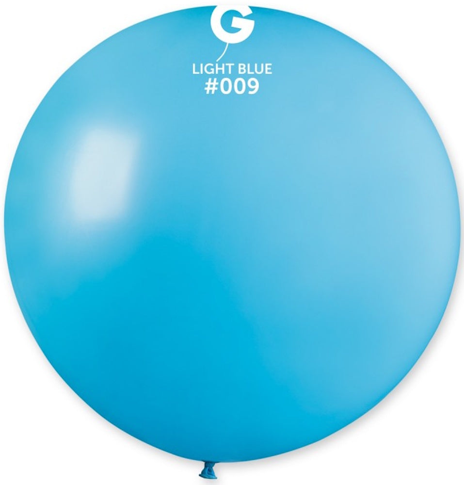 Gemar 009 Standard Light Blue 80cm 31 Inch Latex Luftballons