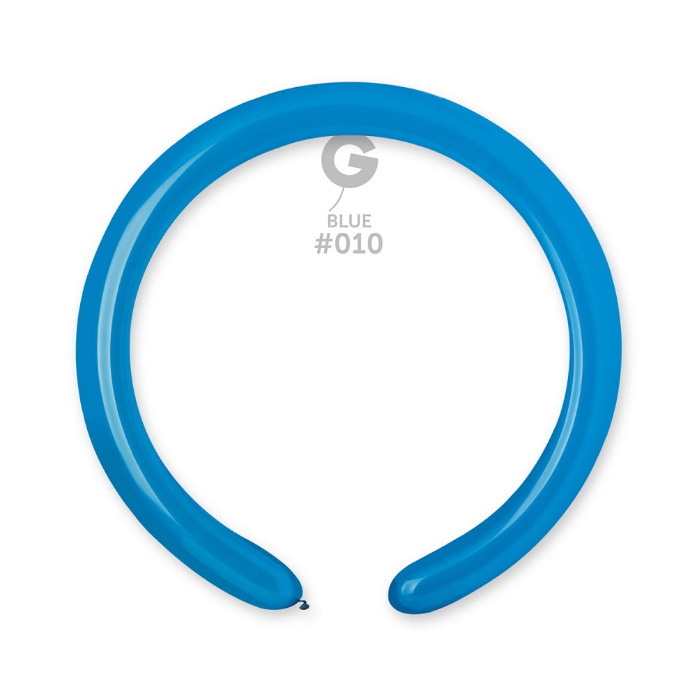 Gemar 010 Standard Blue 260G Modellierballons D4 Blau