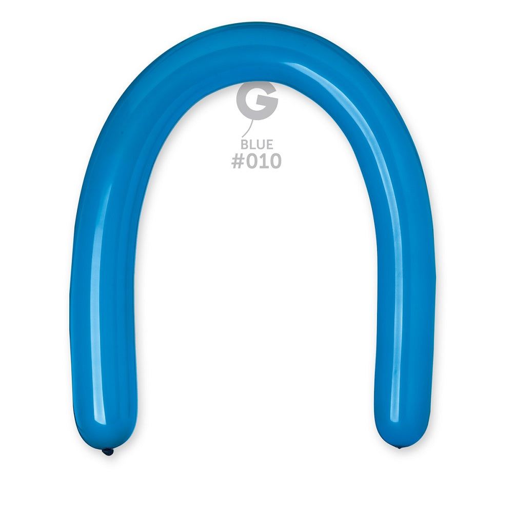 Gemar 010 Standard Blue 350G Modellierballons D6 Blau