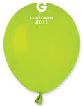Gemar 011 Standard Light Green 12,5cm 5 Inch Latex Luftballons
