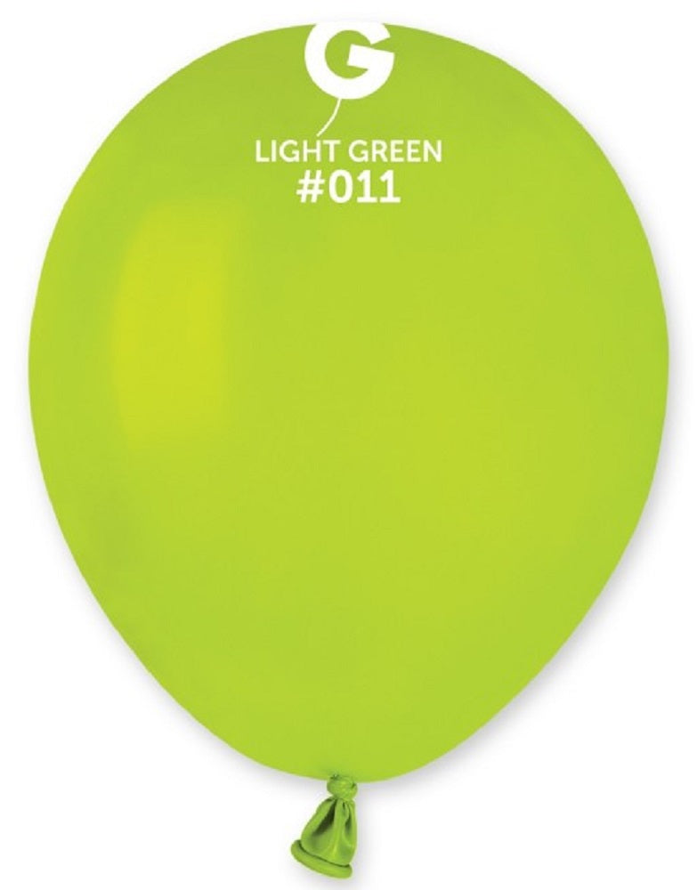 Gemar 011 Standard Light Green 12,5cm 5 Inch Latex Luftballons