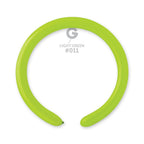Gemar 011 Standard Light Green 260G Modellierballons D4 Grün