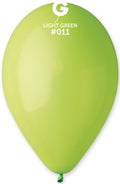 Gemar 011 Standard Light Green 33cm 13" G120 Latex Luftballons Grün