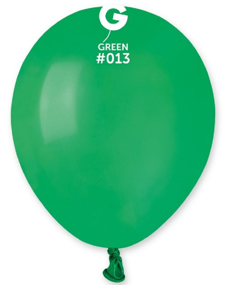 Gemar 013 Standard Winter Green 12,5cm 5" A50 Latex Luftballons Grün