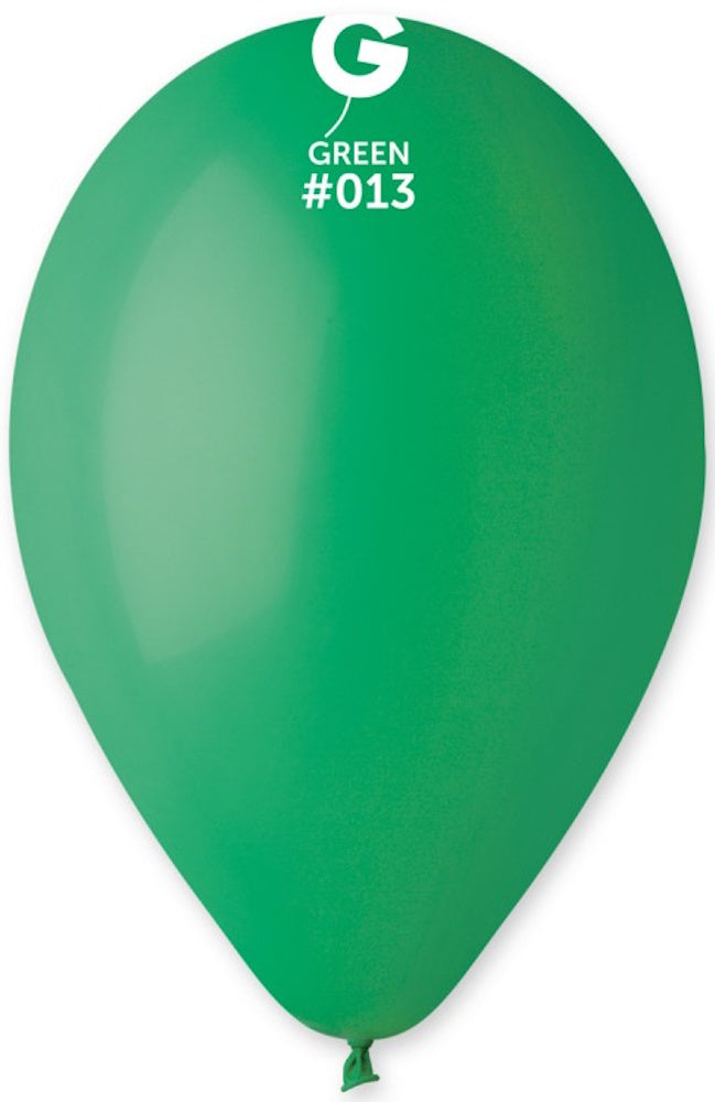 Gemar 013 Standard Winter Green 33cm 13" G120 Latex Luftballons Grün