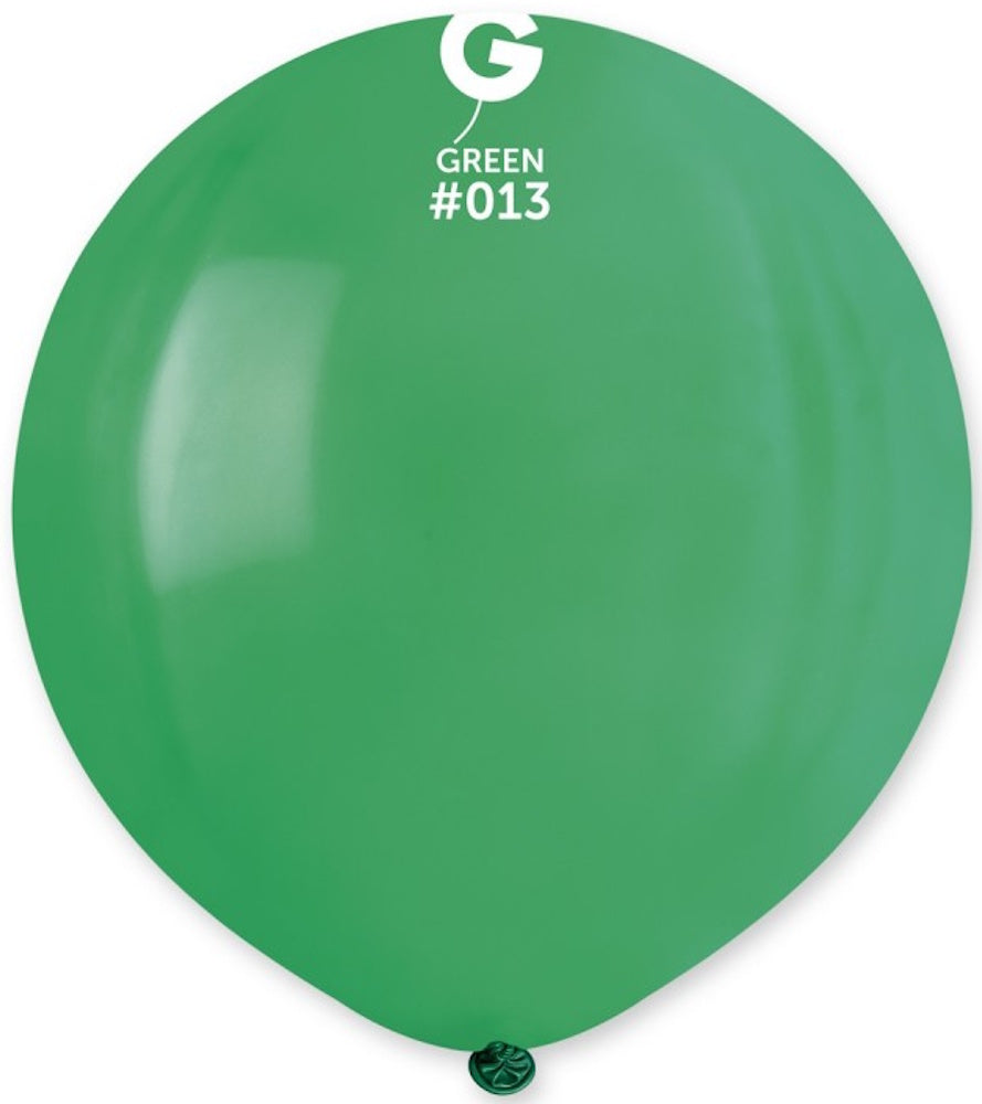 Gemar 013 Standard Winter Green 48cm 19" G150 Latex Luftballons Grün