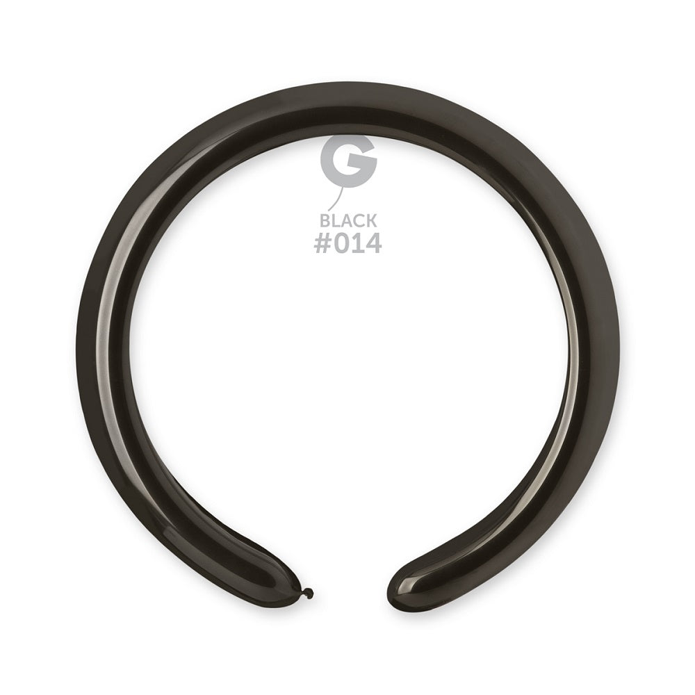 Gemar 014 Standard Black 260G Modellierballons D4 Schwarz