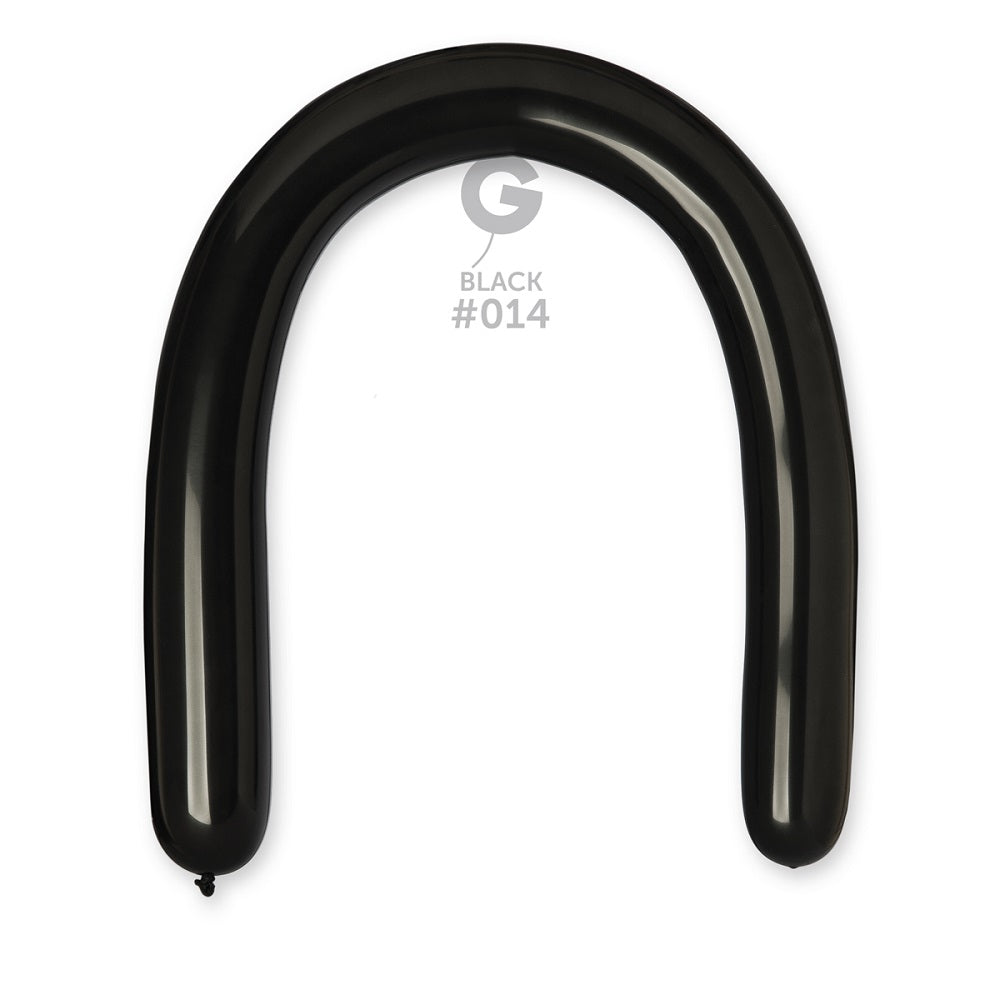 Gemar 014 Standard Black 350G Modellierballons D6 Schwarz