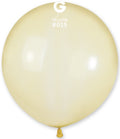 Gemar 015 Crystal Pastel Yellow 48cm 19 Inch G150 Latex Luftballons