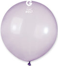 Gemar 017 Crystal Pastel Lilac 48cm 19 Inch G150 Latex Luftballons