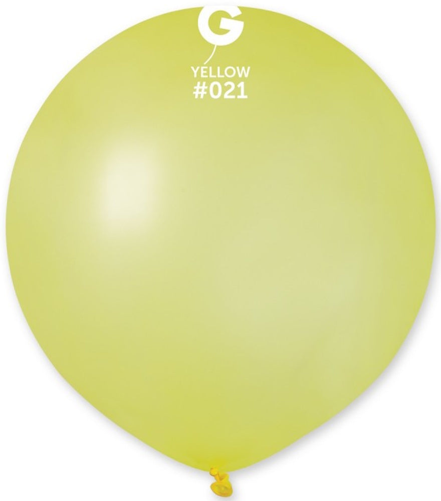 Gemar 021 Neon Yellow 48cm 19 Inch GF19 Latex Luftballons