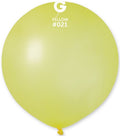 Gemar 021 Neon Yellow 48cm 19 Inch GF19 Latex Luftballons