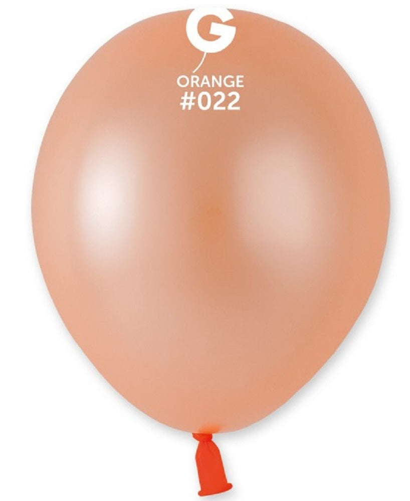 Gemar 022 Neon Orange 12,5cm 5 Inch Latex Luftballons