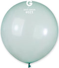 Gemar 023 Crystal Pastel Jade Green 48cm 19 Inch G150 Latex Luftballons