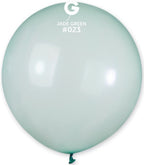 Gemar 023 Crystal Pastel Jade Green 48cm 19 Inch G150 Latex Luftballons