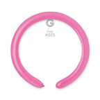 Gemar 025 Neon Pink 260G Modellierballons D4 Rose