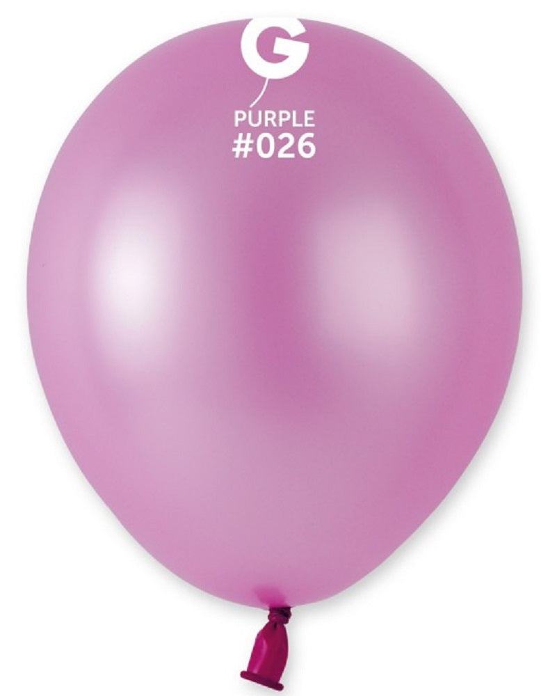 Gemar 026 Neon Purple 12,5cm 5 Inch Latex Luftballons