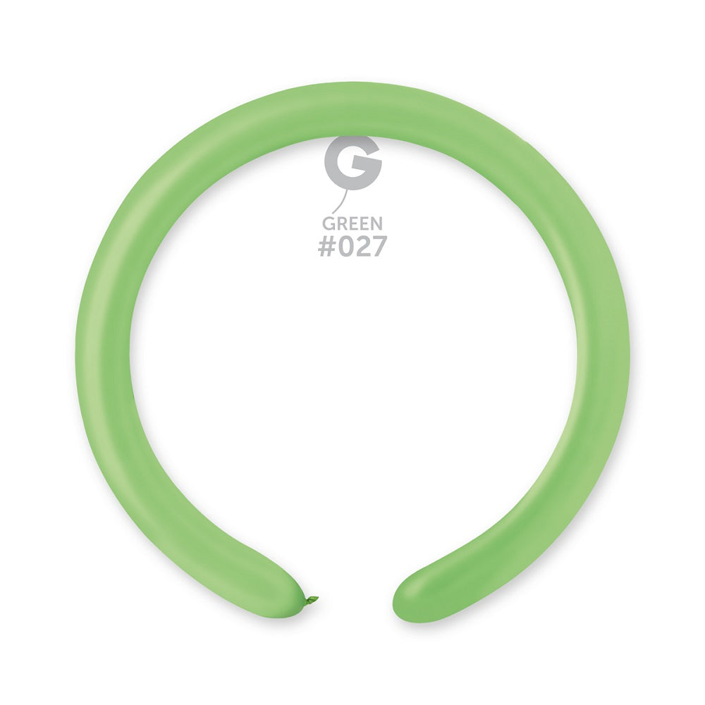 Gemar 027 Neon Green 260G Modellierballons D4 Grün