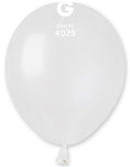 Gemar 029 Metallic White 12,5cm 5 Inch Latex Luftballons