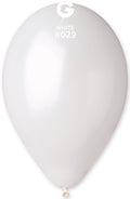 Gemar 029 Metallic White 33cm 13 Inch GM120 Latex Luftballons