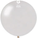 Gemar 029 Metallic White 80cm 31 Inch Latex Luftballons