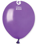 Gemar 034 Metallic Purple 12,5cm 5 Inch Latex Luftballons