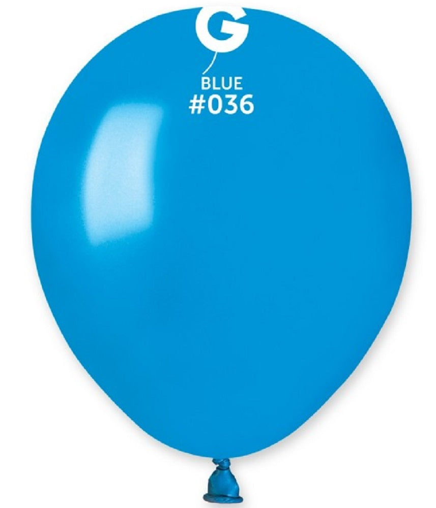Gemar 036 Metallic Blue 12,5cm 5 Inch Latex Luftballons