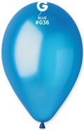 Gemar 036 Metallic Blue 33cm 13 Inch GM120 Latex Luftballons