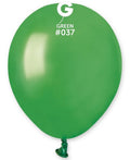 Gemar 037 Metallic Green 12,5cm 5 Inch Latex Luftballons