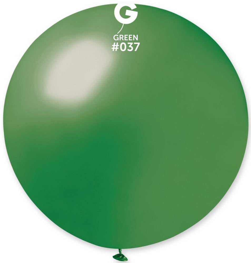Gemar 037 Metallic Green 80cm 31 Inch Latex Luftballons
