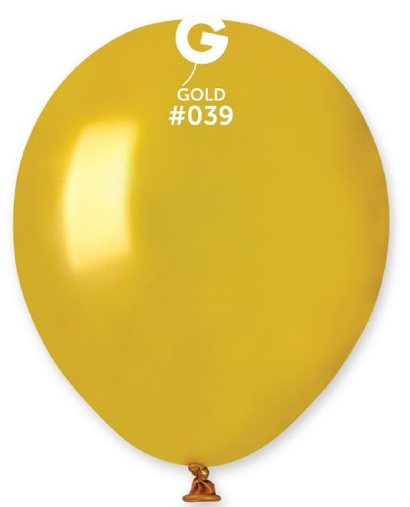 Gemar 039 Metallic Gold 12,5cm 5 Inch Latex