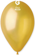 Gemar 039 Metallic Gold 30cm 12 Inch GM120 Latex Luftballons