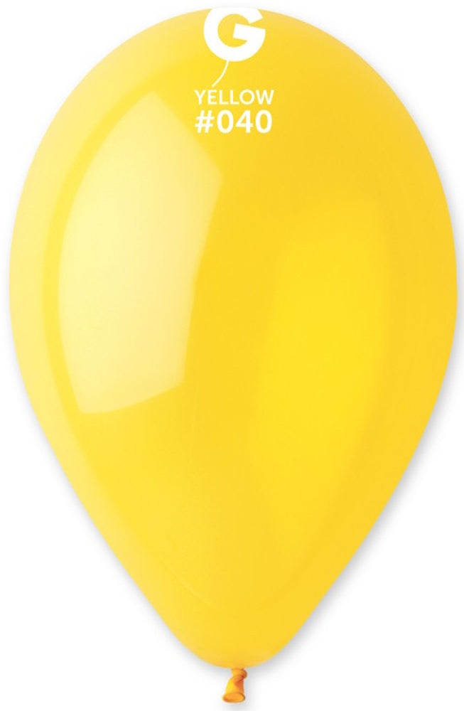Gemar 040 Crystal Yellow 33cm 13 Inch G120 Latex Luftballons