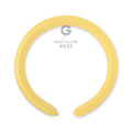 Gemar 043 Standard Baby Yellow 260G Modellierballons D4 Gelb