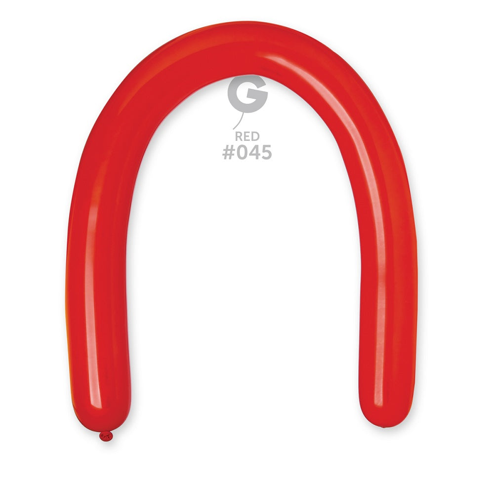 Gemar 045 Standard Dark Red 350G Modellierballons D6 Rot
