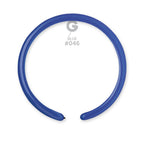 Gemar 046 Standard Royal Blue 160G Modellierballons D2 Blau