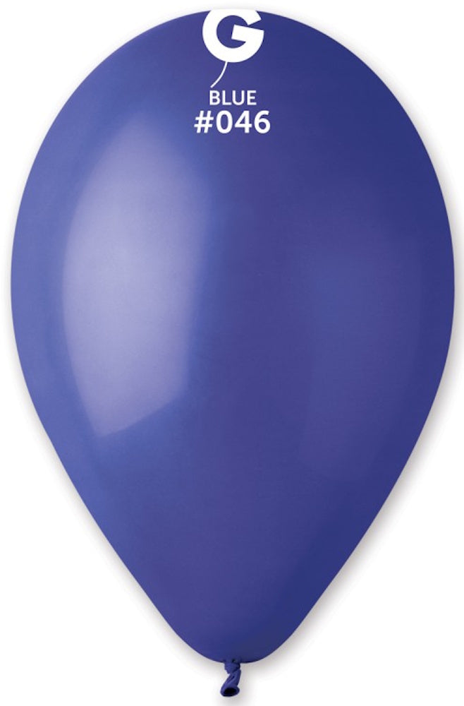 Gemar 046 Standard Royal Blue 33cm 13" G120 Latex Luftballons Blau