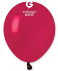 Gemar 047 Standard Burgundy 12,5cm 5 Inch Latex Luftballons