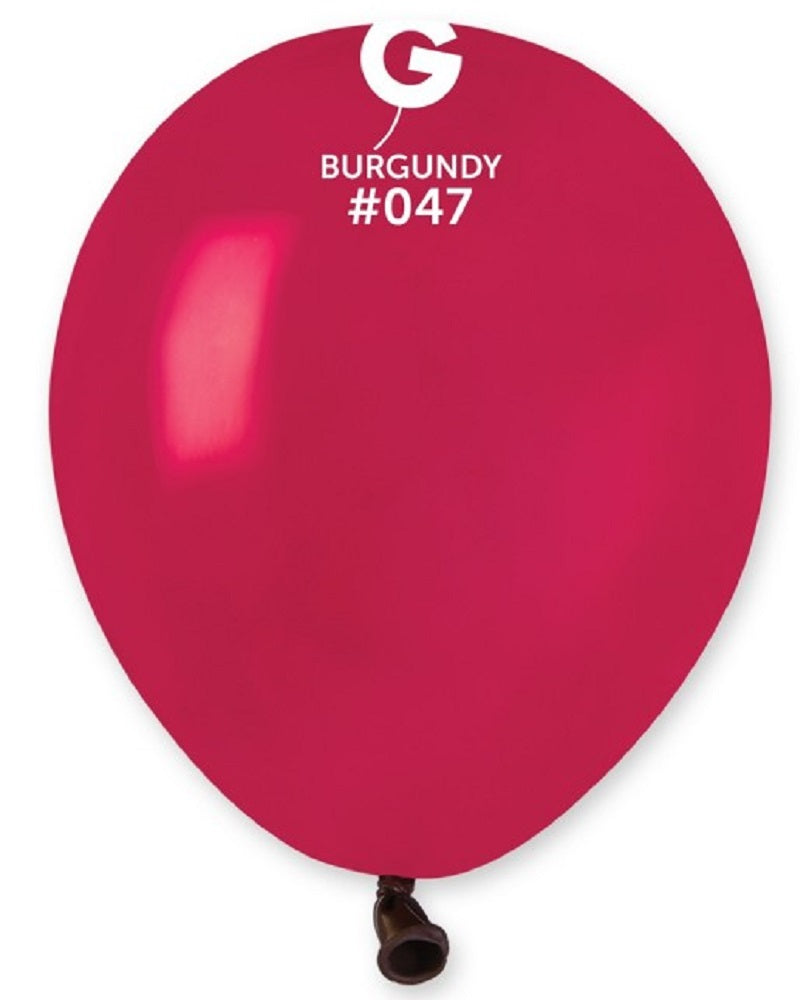 Gemar 047 Standard Burgundy 12,5cm 5 Inch Latex Luftballons