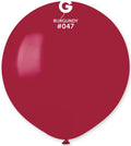 Gemar 047 Standard Burgundy 48cm 19 Inch G19 Latex Luftballons