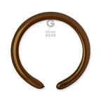 Gemar 048 Standard Brown 260G Modellierballons D4 Braun