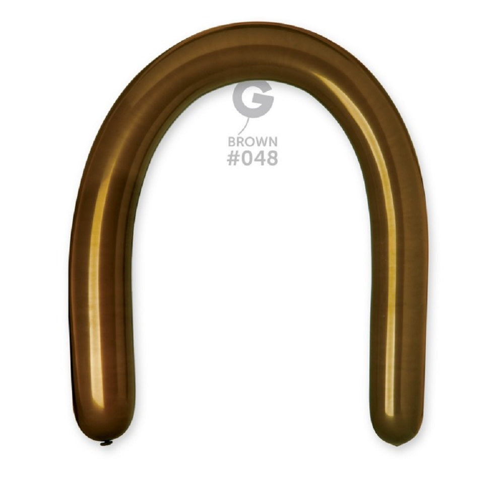 Gemar 048 Standard Brown 350G Modellierballons D6 Braun