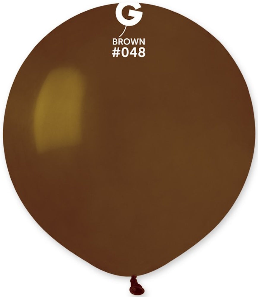 Gemar 048 Standard Brown 48cm 19 Inch G150 Latex Luftballons