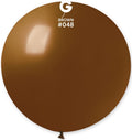 Gemar 048 Standard Brown 80cm 31 Inch Latex Luftballons