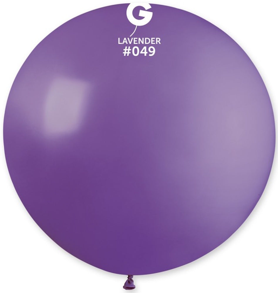 Gemar 049 Standard Lavender 80cm 31 Inch Latex Luftballons